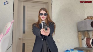 👽 Will The Secret Agent Recognize The Alien Standing In Front Of Her By The Taste Of The Dick?👽