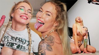 Huge CUMSHOT Compilation - Busty Blonde Edition