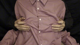 OH, ARE YOU WITHOUT A BRA TODAY? THEN CAN I TOUCH YOUR TITS? // Tits massage