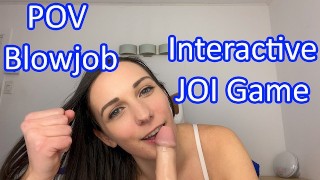 Quarantine Games 4 - POV Blowjob with Cum in Mouth - Clara Dee
